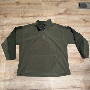 Faded Glory Men's Dark Green Zip-Up Sweater